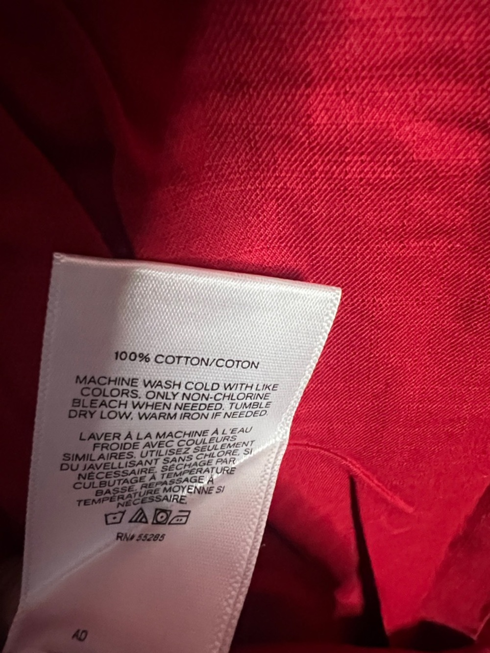 EXPRESS 🔥 Tomato Red Midi Dress with Slant Button Detail - Picture 4 of 4